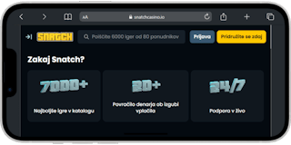 Snatch Casino mobile app