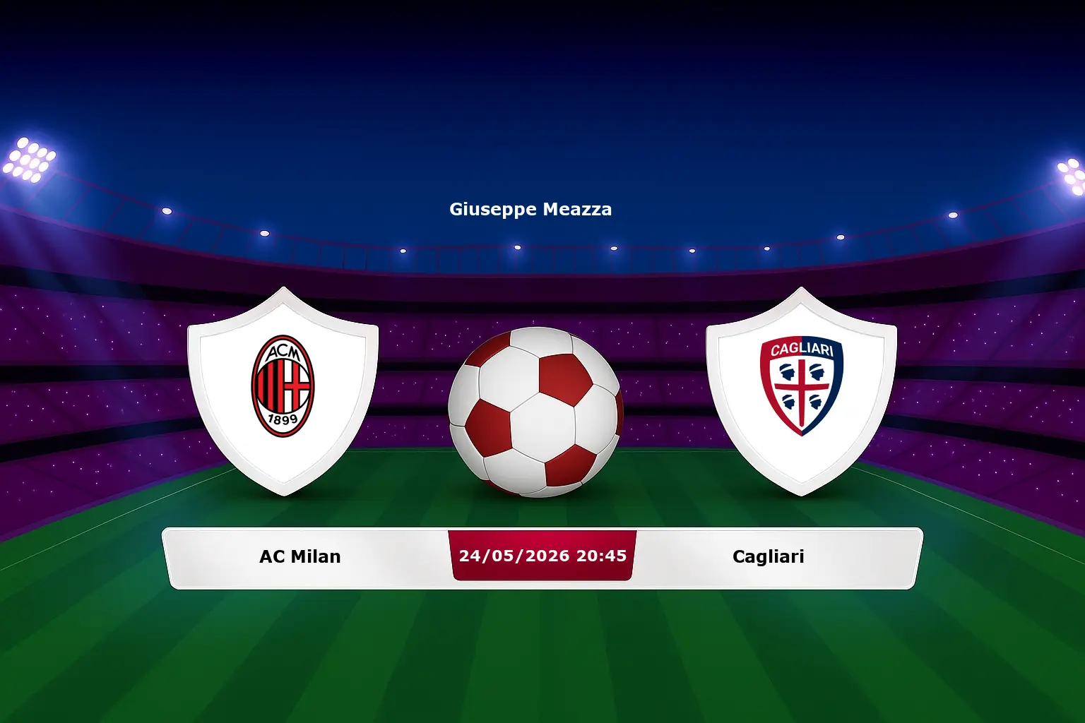 AC Milan vs Cagliari 24.05.2026