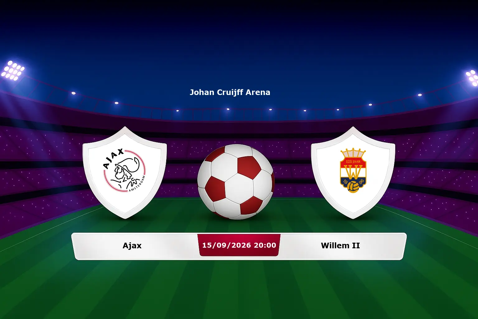 Ajax vs Willem II 15.09.2026