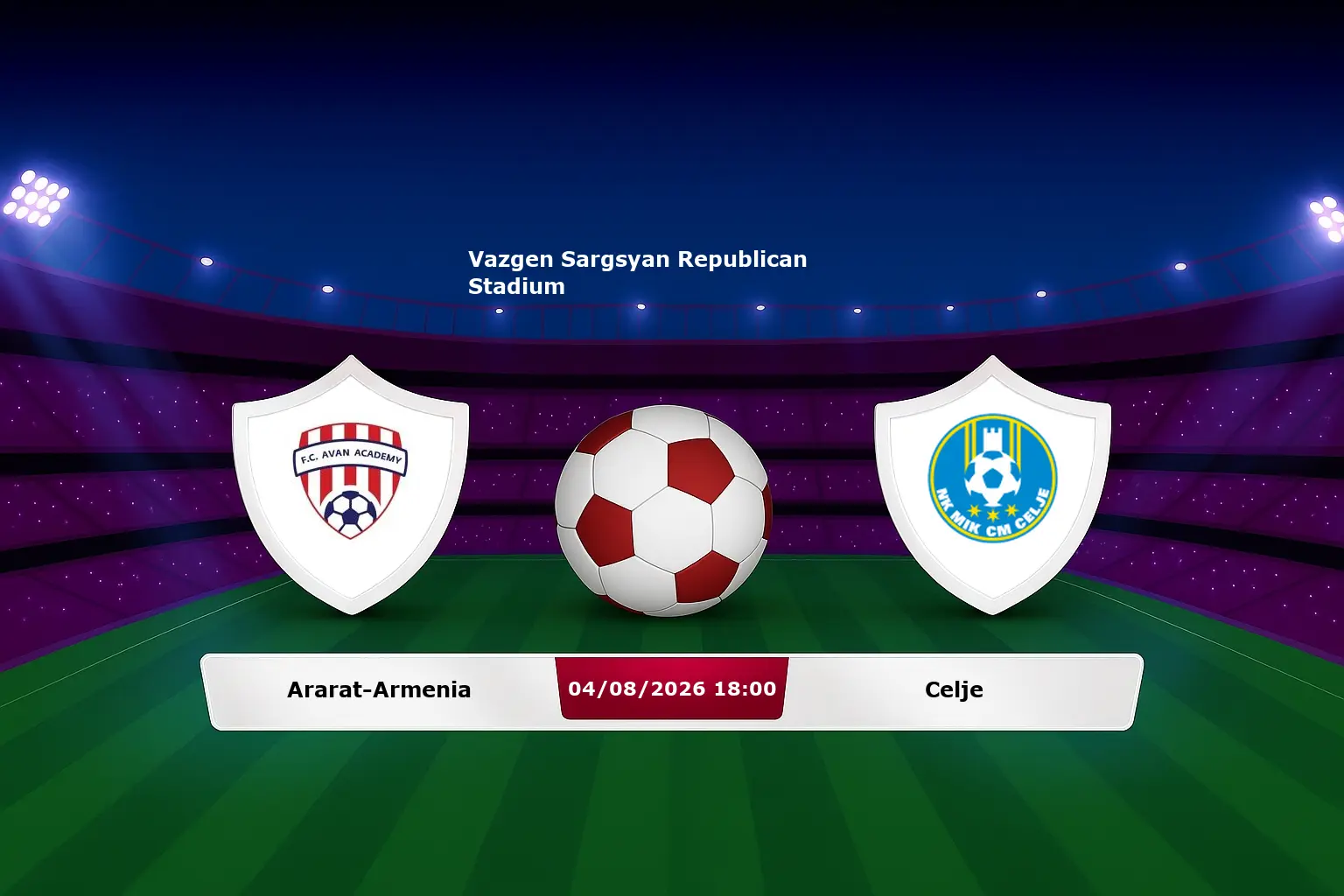 Ararat-Armenia vs Celje 04.08.2026