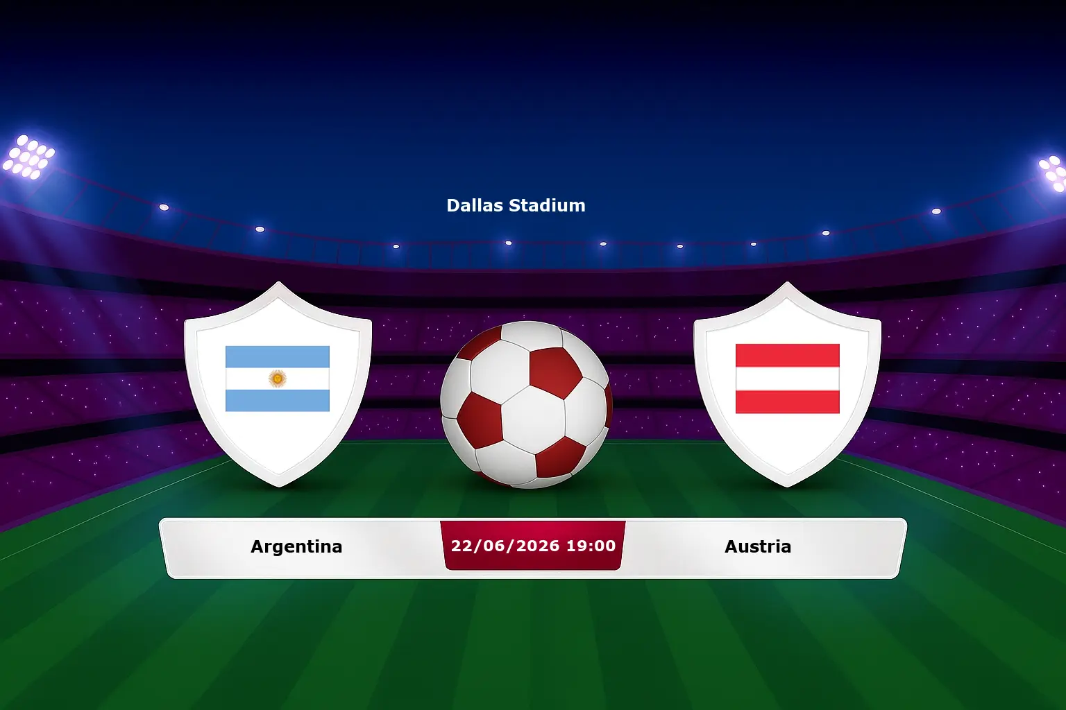 Argentina vs Austria 22.06.2026