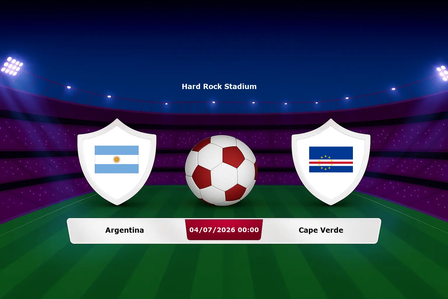 Argentina vs Cape Verde 04.07.2026