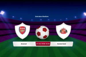 Arsenal vs Sunderland 07.02.2026