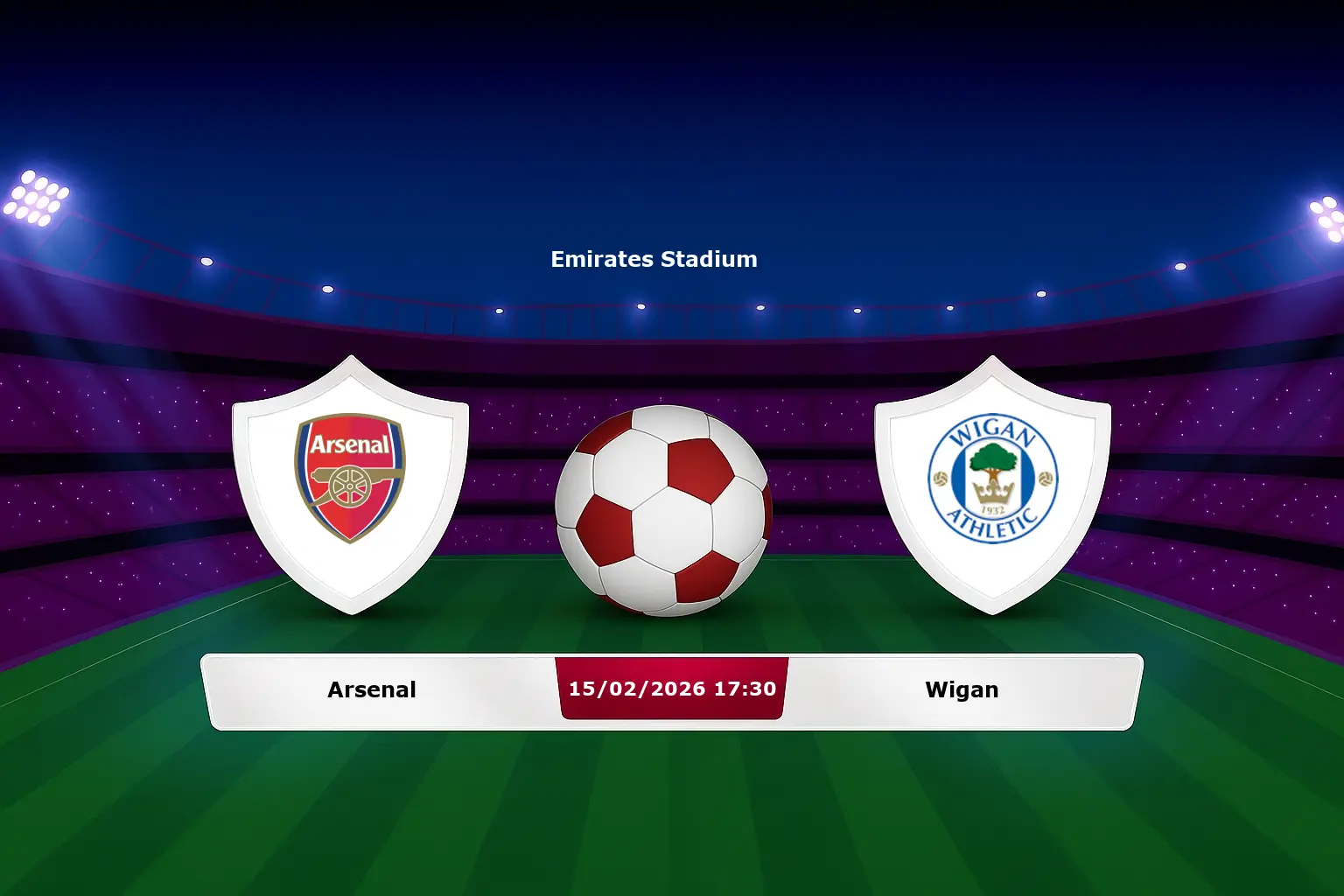 Arsenal vs Wigan 15.02.2026