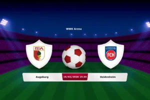 Augsburg vs Heidenheim 15.02.2026
