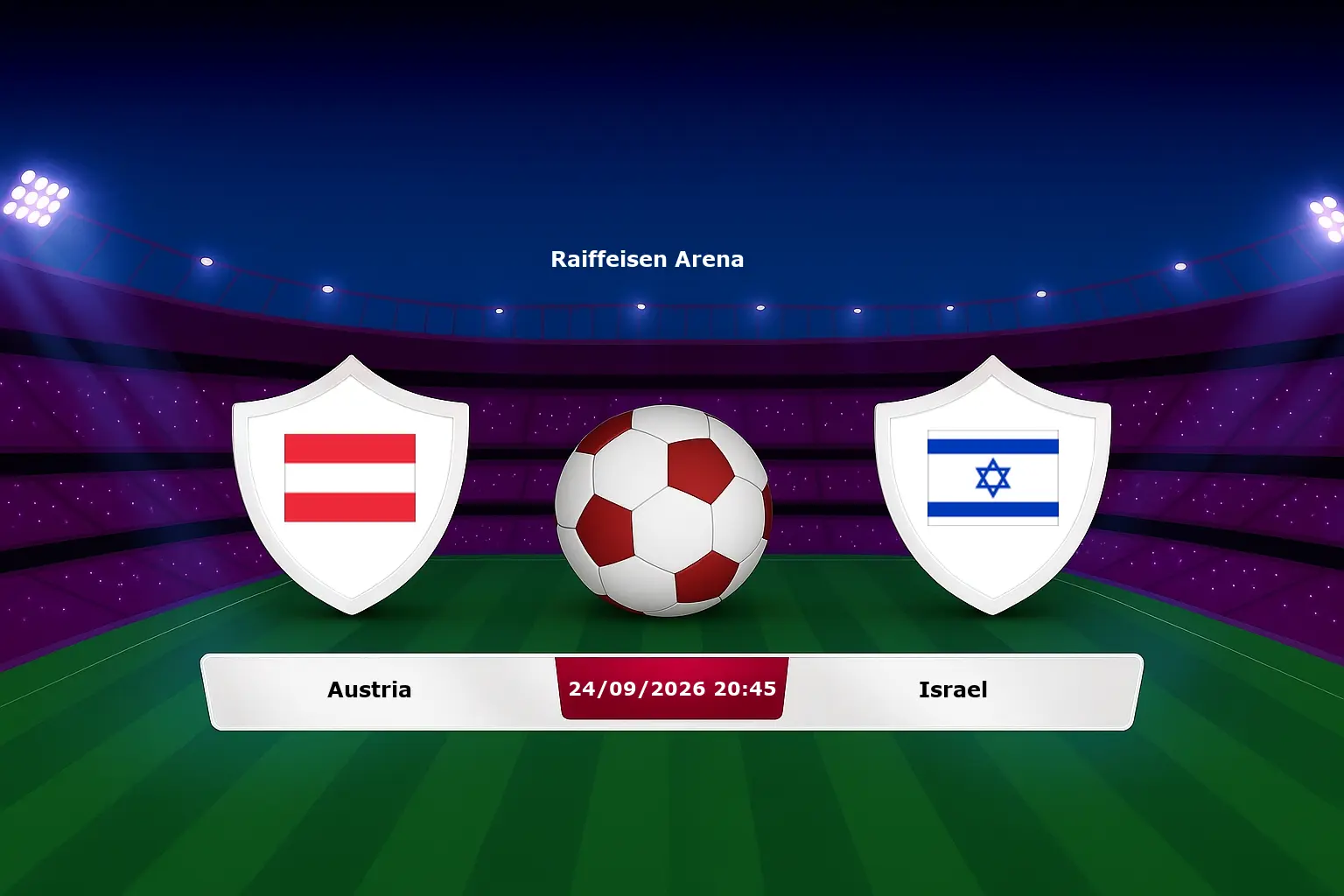 Austria vs Israel 24.09.2026