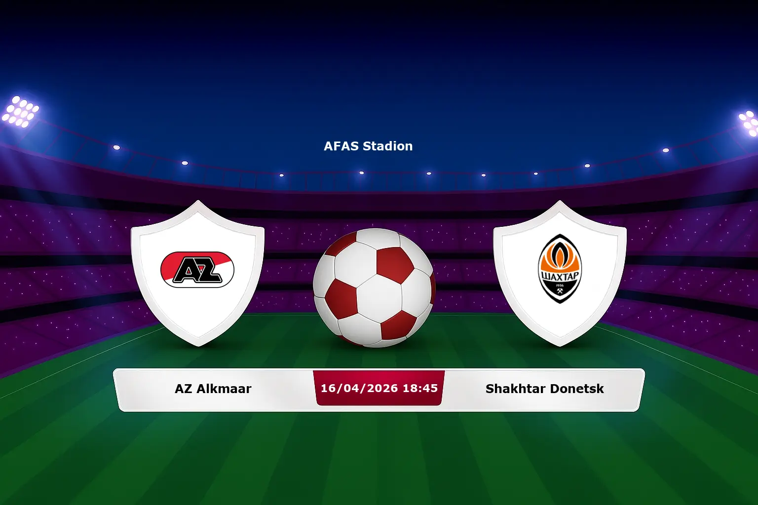 AZ Alkmaar vs Shakhtar Donetsk 16.04.2026