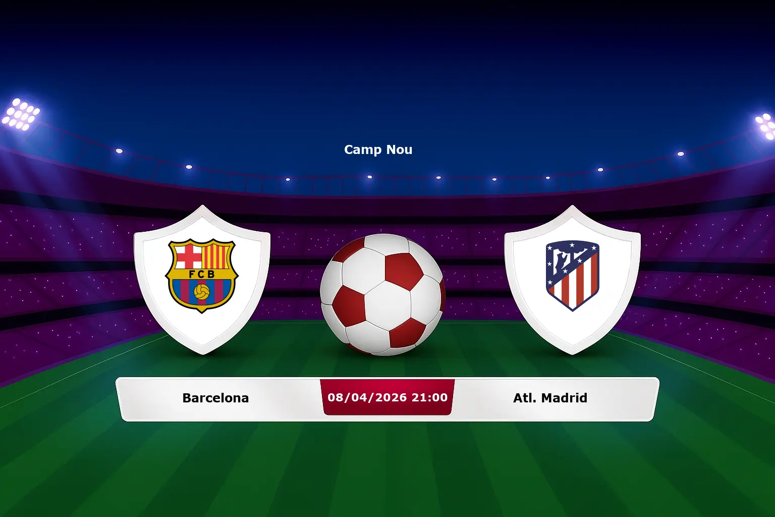 Barcelona vs Atl. Madrid 08.04.2026