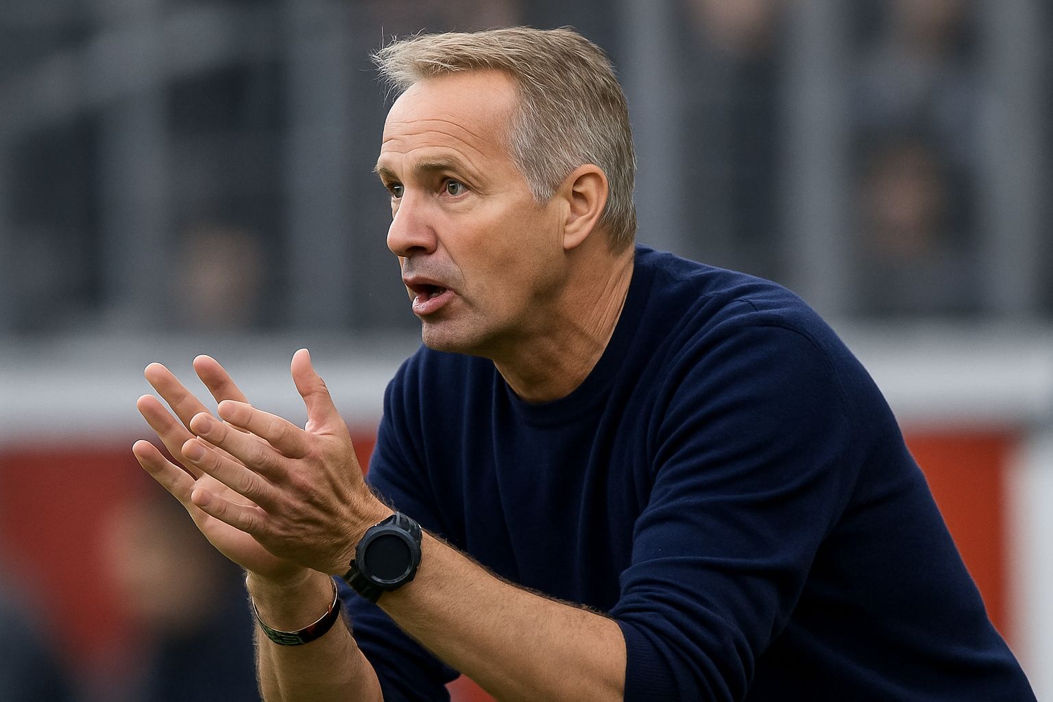Bayer Leverkusen manager Kasper Hjulmand pictured