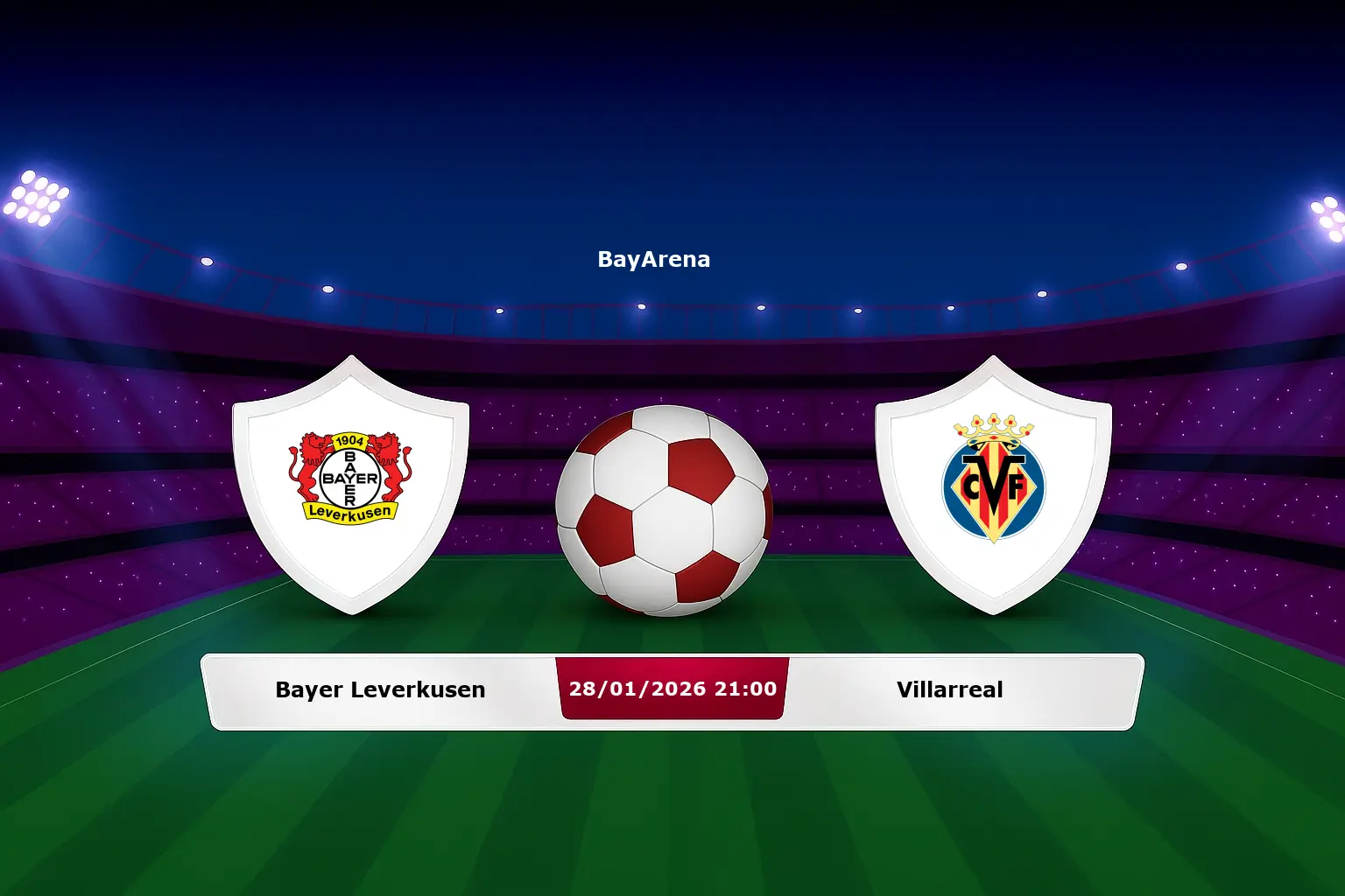 Bayer Leverkusen vs Villarreal 28.01.2026