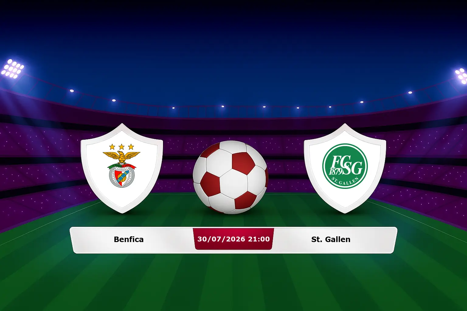 Benfica vs St. Gallen 30.07.2026