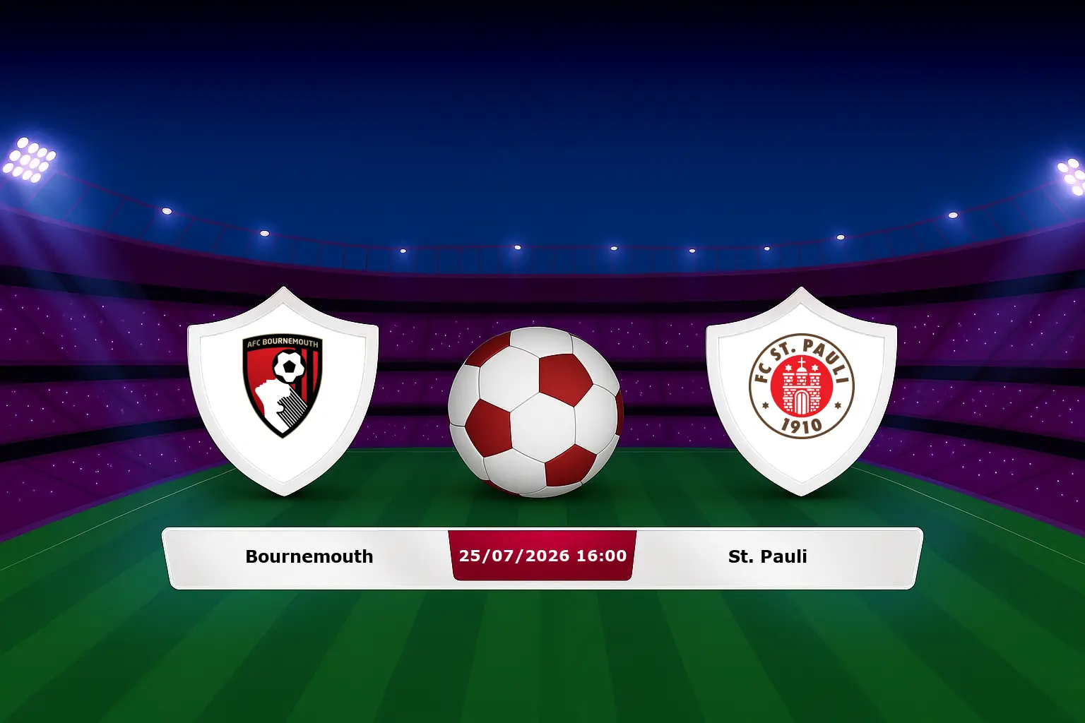 Bournemouth vs St. Pauli 25.07.2026