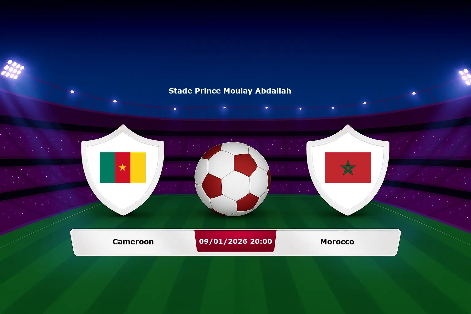 Cameroon vs Morocco 09.01.2026