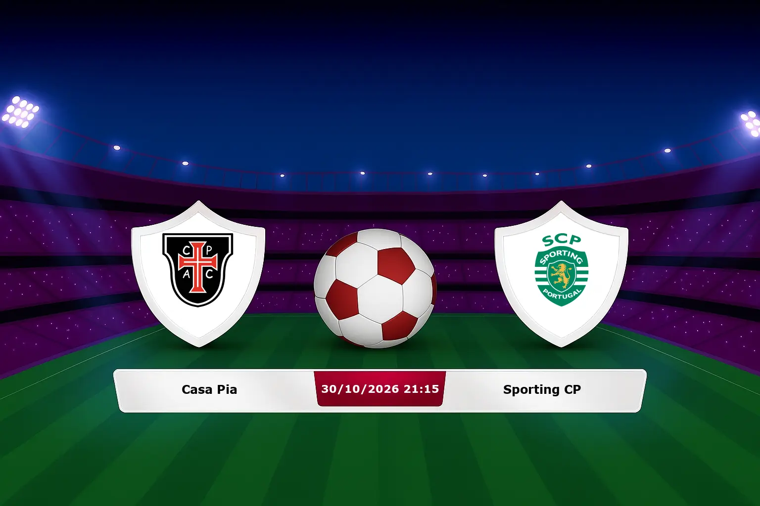 Casa Pia vs Sporting CP 30.10.2026