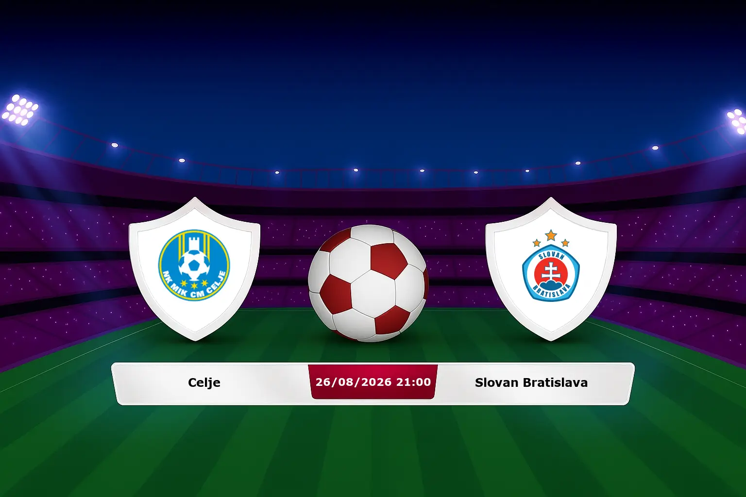 Celje vs Slovan Bratislava 26.08.2026
