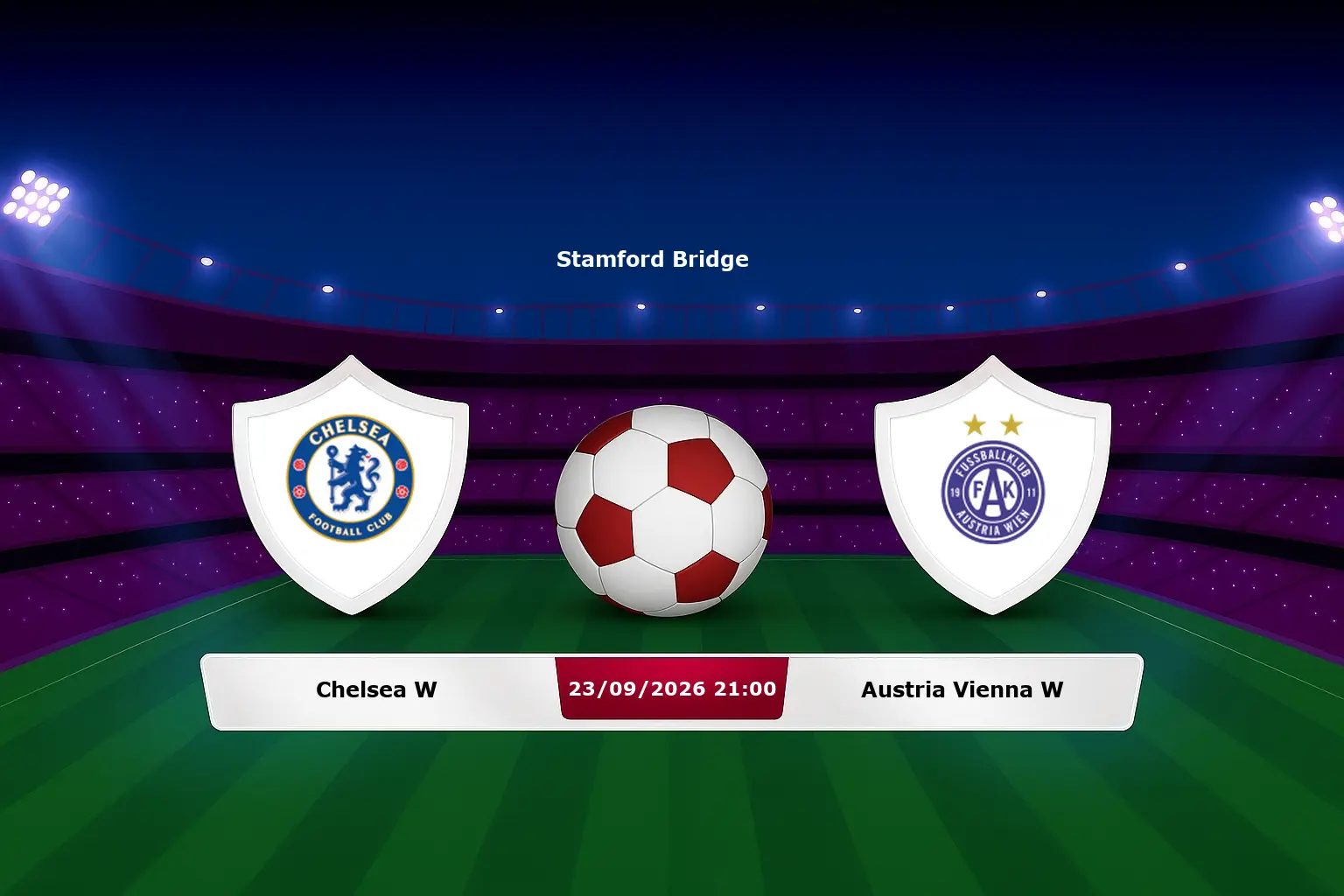 Chelsea W vs Austria Vienna W 23.09.2026