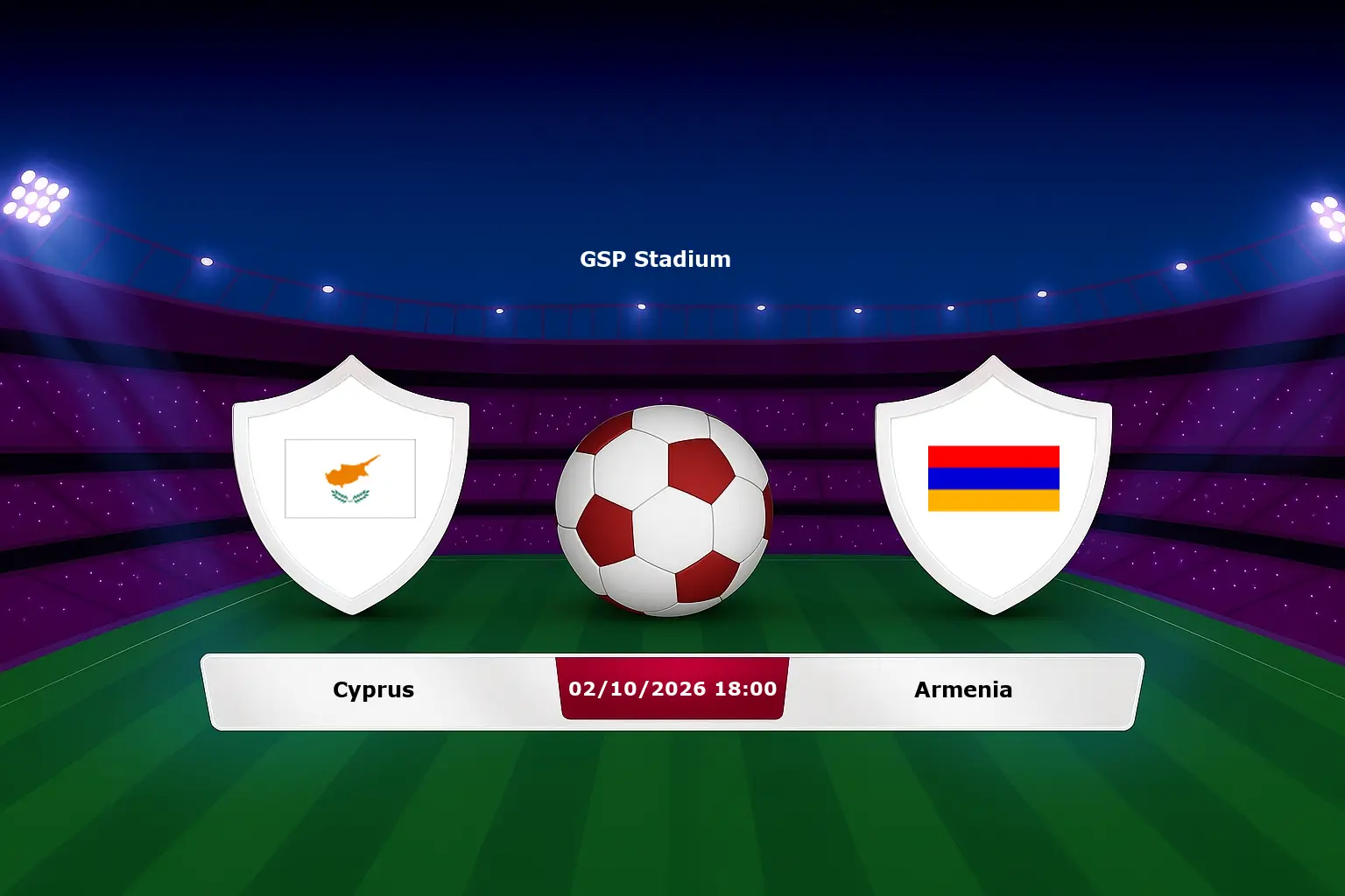 Cyprus vs Armenia 02.10.2026