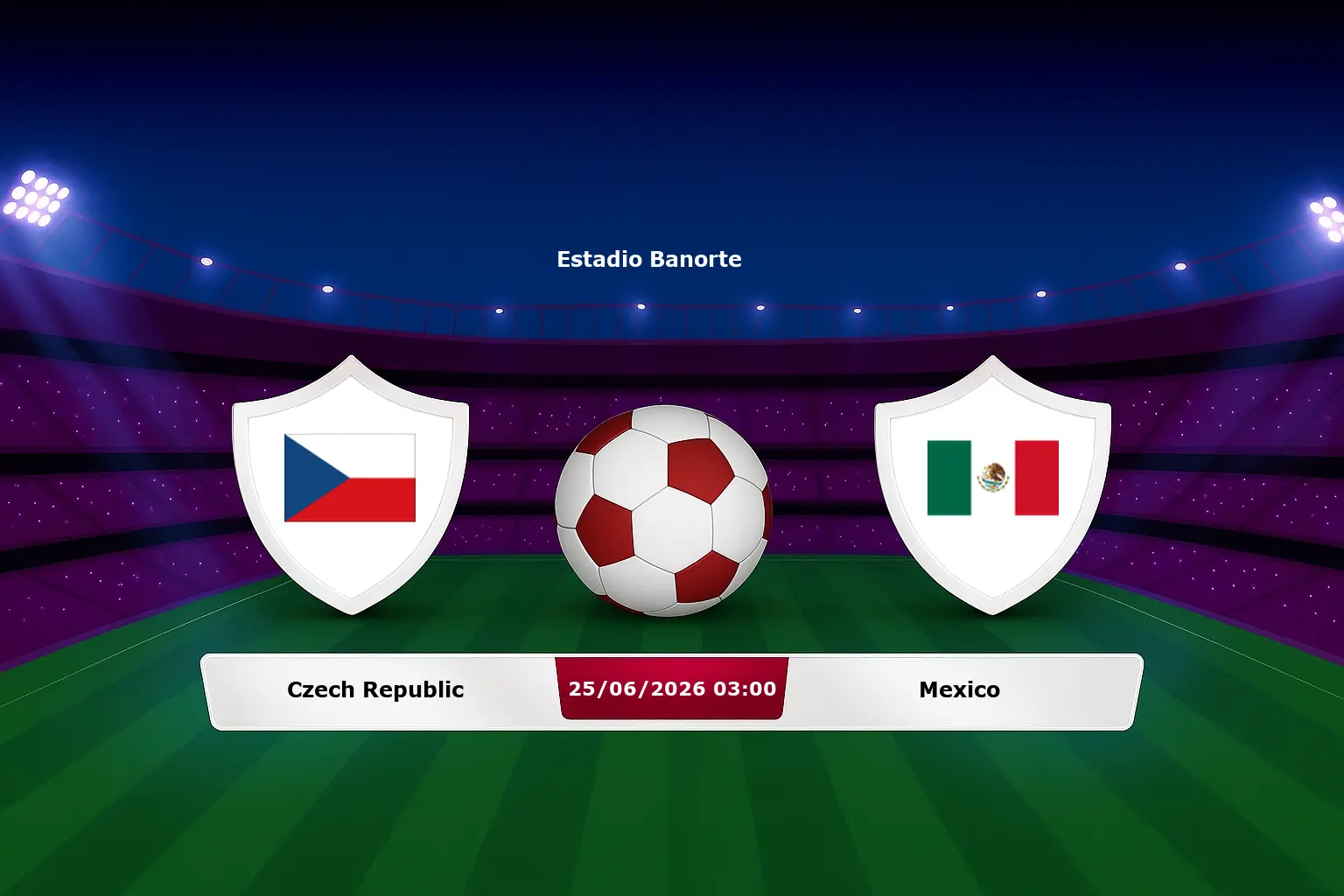Czech Republic vs Mexico 25.06.2026