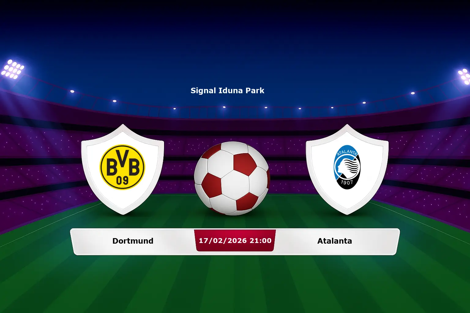 Dortmund vs Atalanta 17.02.2026