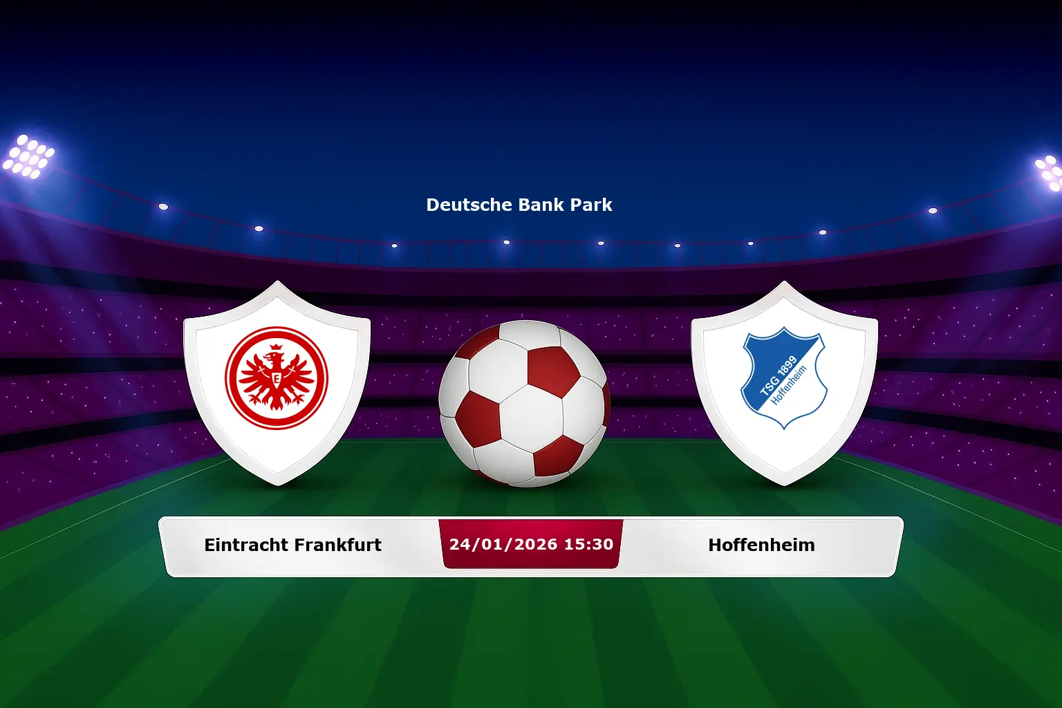 Eintracht Frankfurt vs Hoffenheim 24.01.2026
