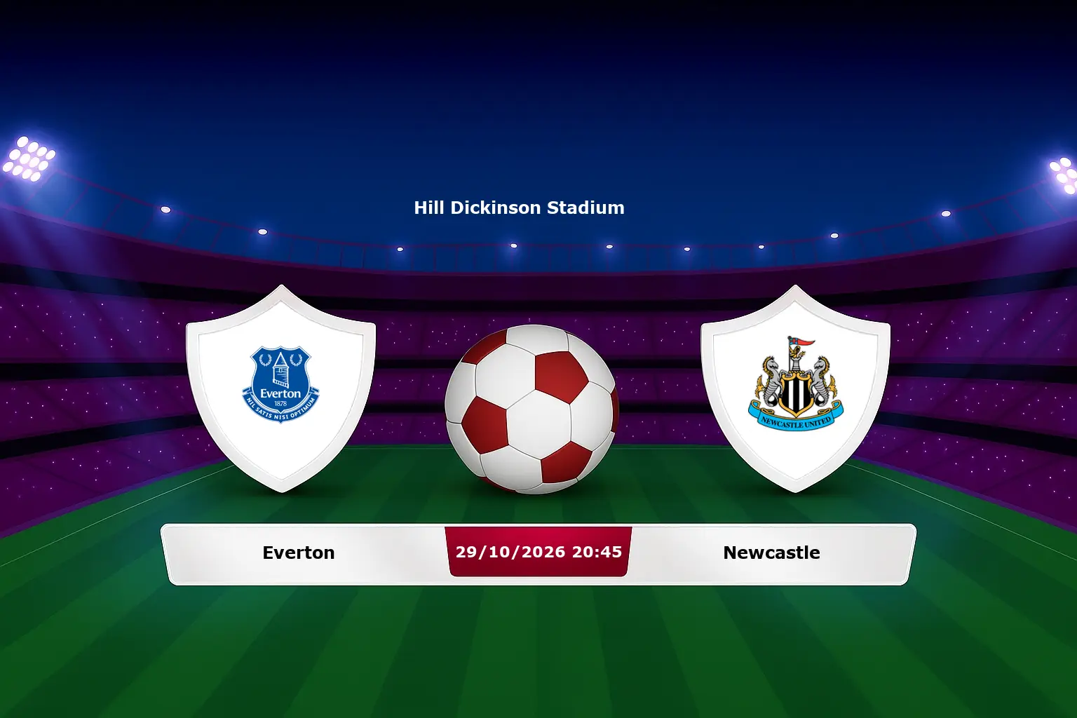 Everton vs Newcastle 29.10.2026