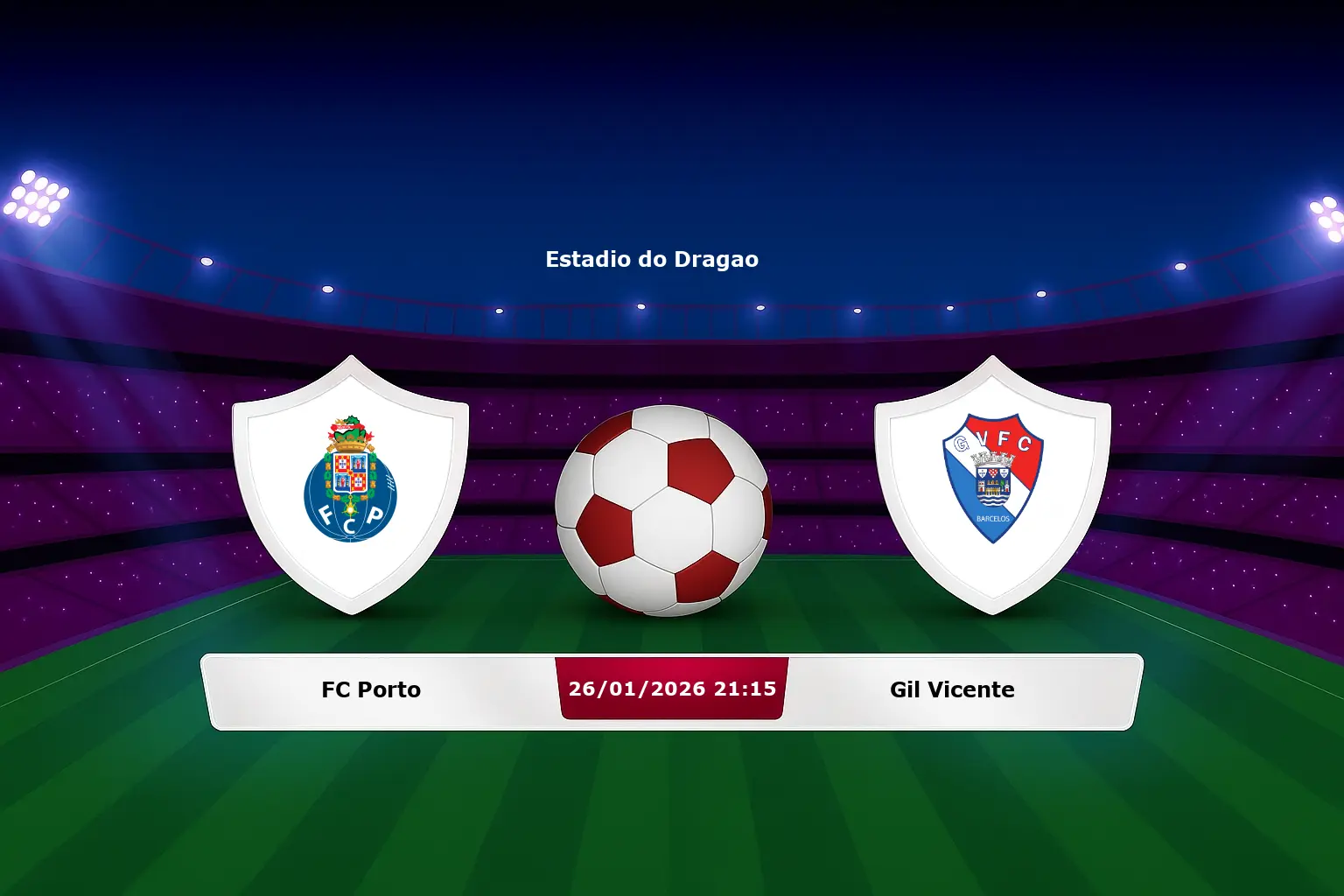 FC Porto vs Gil Vicente 26.01.2026