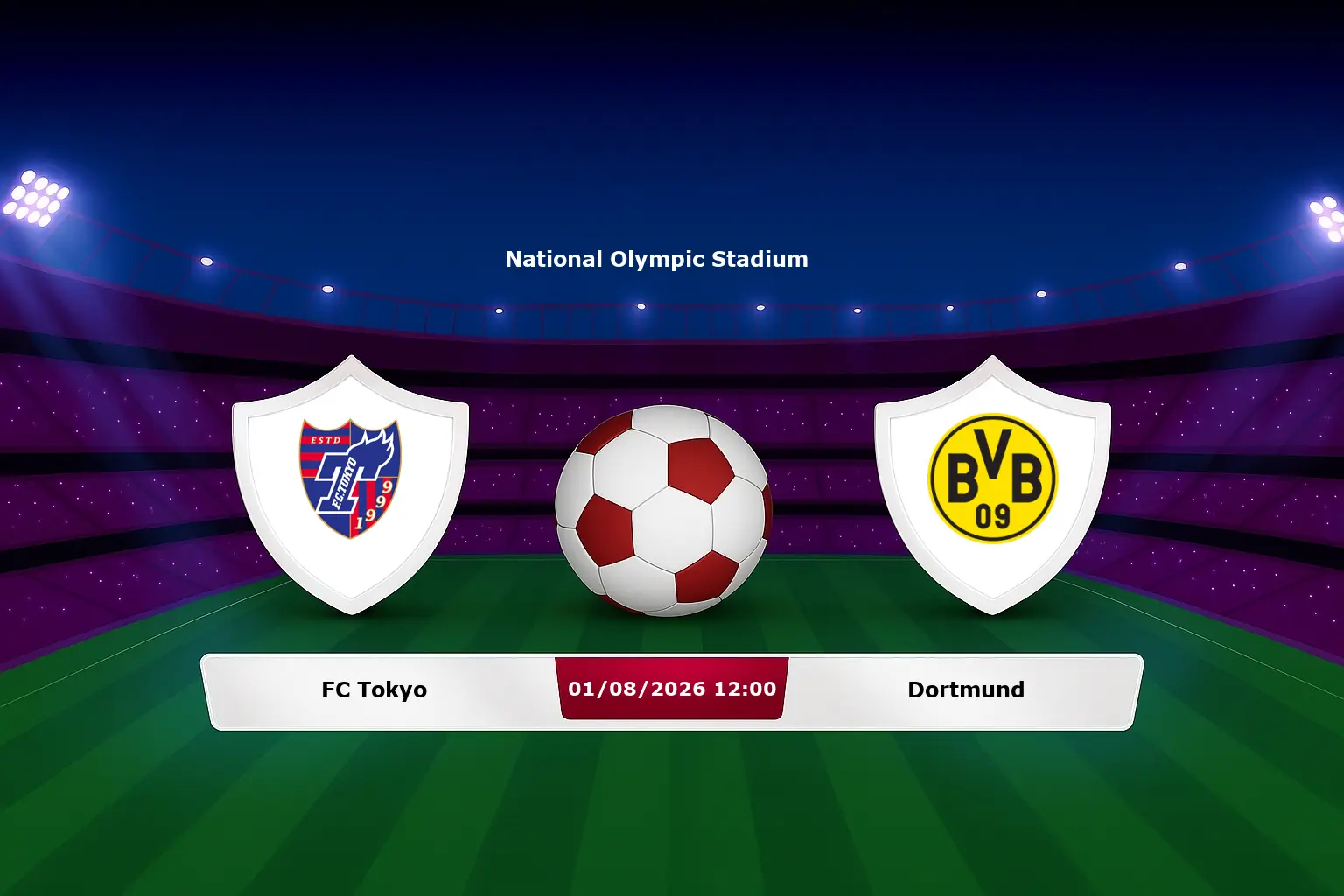 FC Tokyo vs Dortmund 01.08.2026