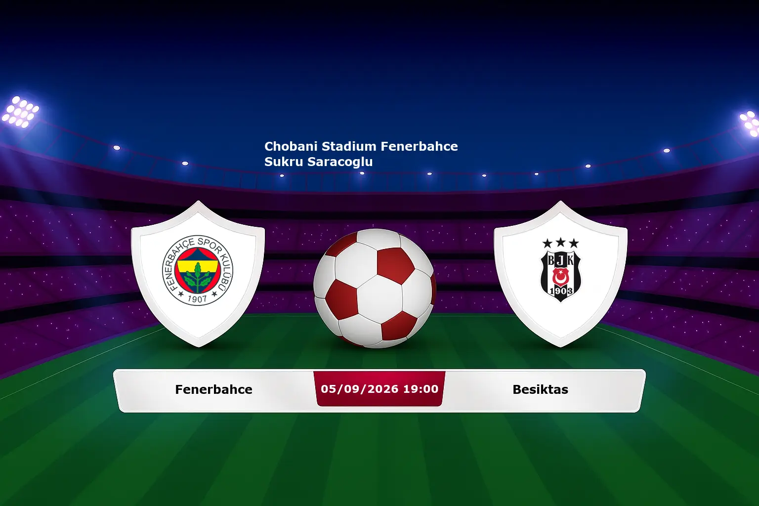 Fenerbahce vs Besiktas 05.09.2026