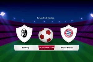 Freiburg vs Bayern Munich 25.10.2026