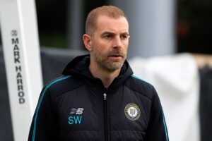 Harrogate Town manager Simon Weaver pictured.