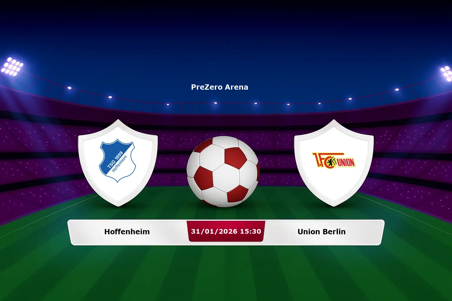 Hoffenheim vs Union Berlin 31.01.2026