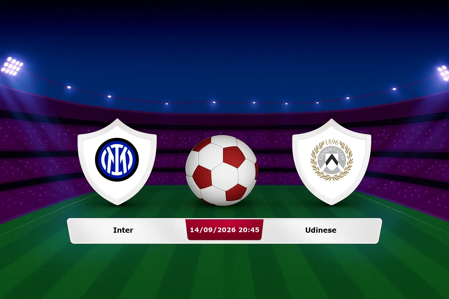 Inter vs Udinese 14.09.2026