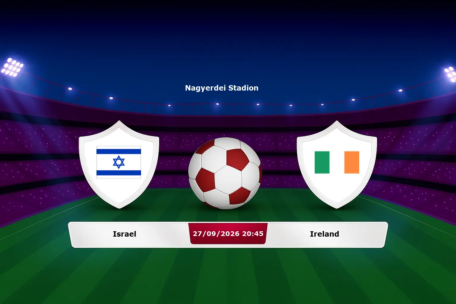Israel vs Ireland 27.09.2026