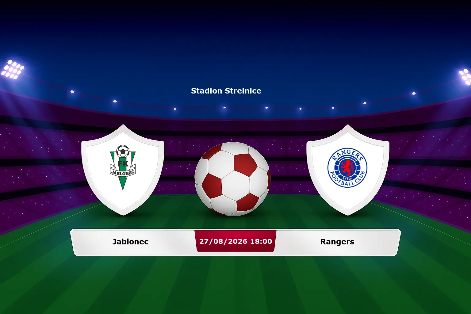 Jablonec vs Rangers 27.08.2026