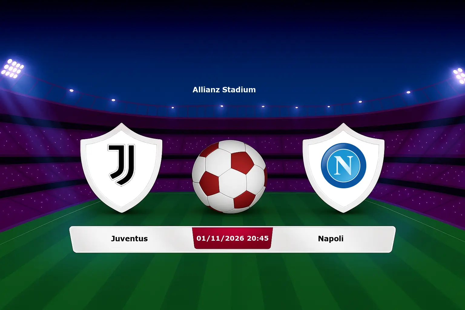 Juventus vs Napoli 01.11.2026