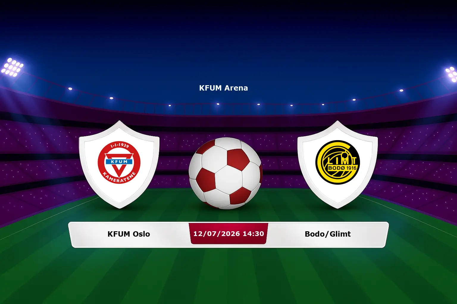 KFUM Oslo vs Bodo/Glimt 12.07.2026