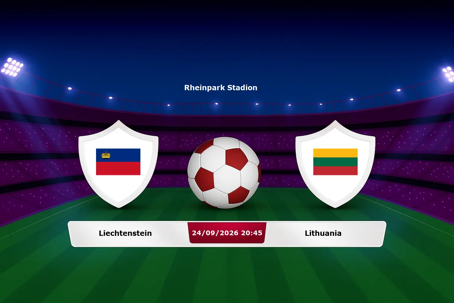 Liechtenstein vs Lithuania 24.09.2026