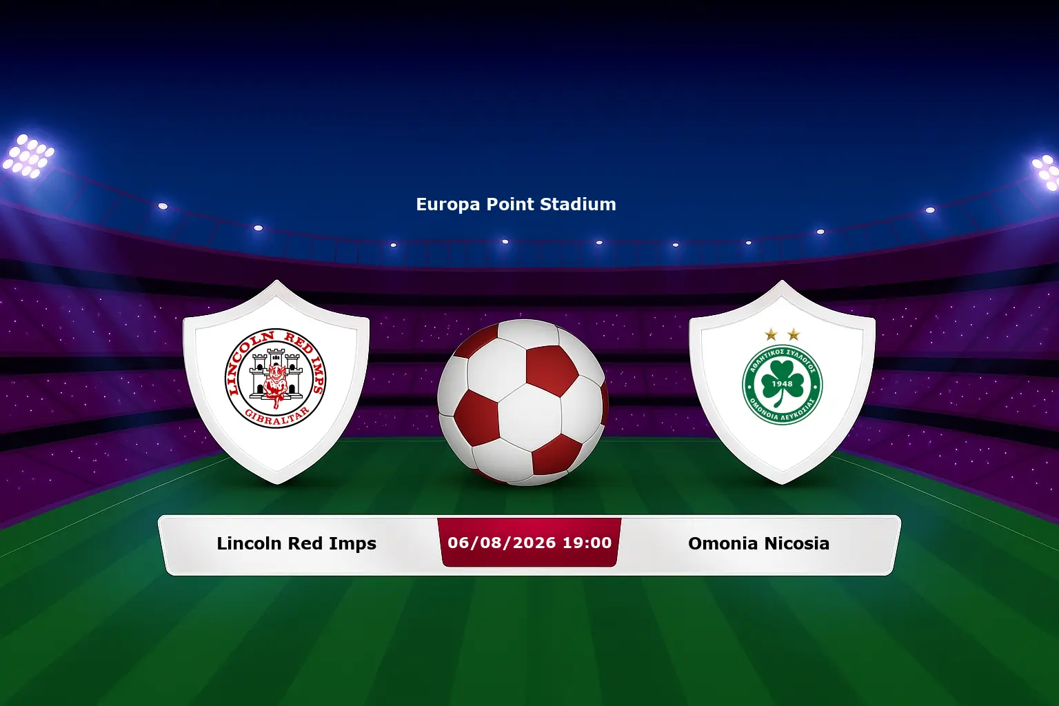 Lincoln Red Imps vs Omonia Nicosia 06.08.2026