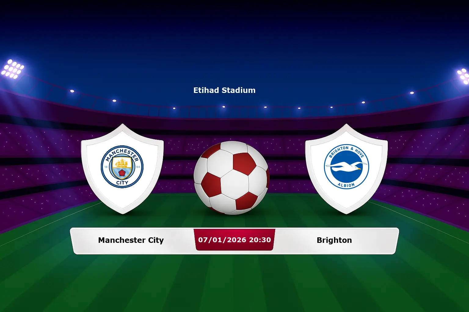 Manchester City vs Brighton 07.01.2026