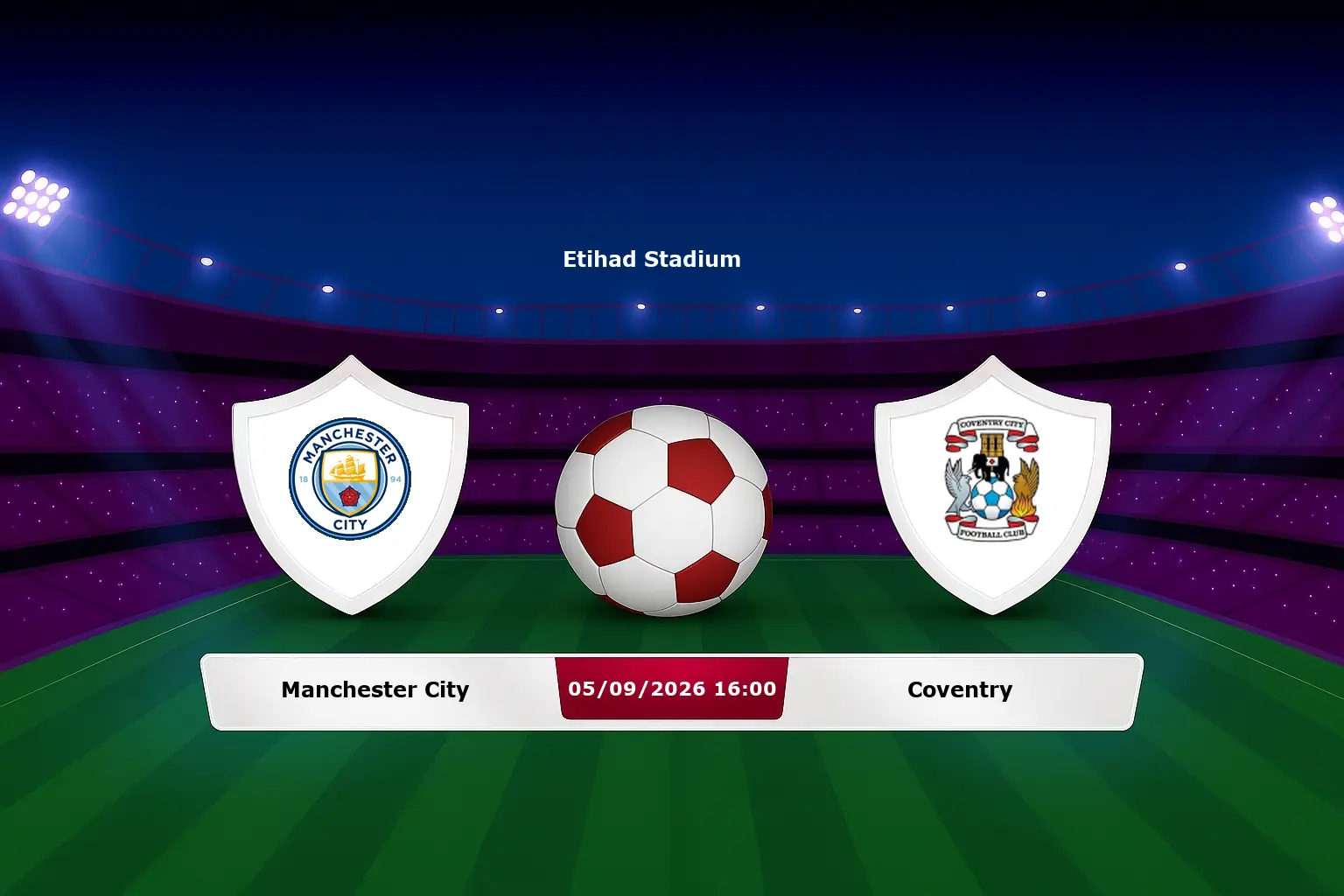 Manchester City vs Coventry 05.09.2026