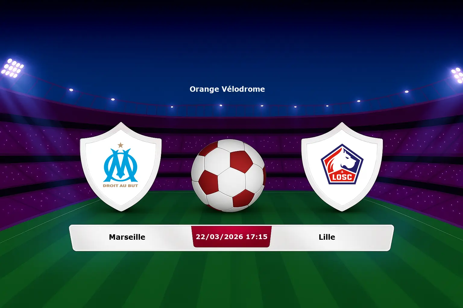 Marseille vs Lille 22.03.2026