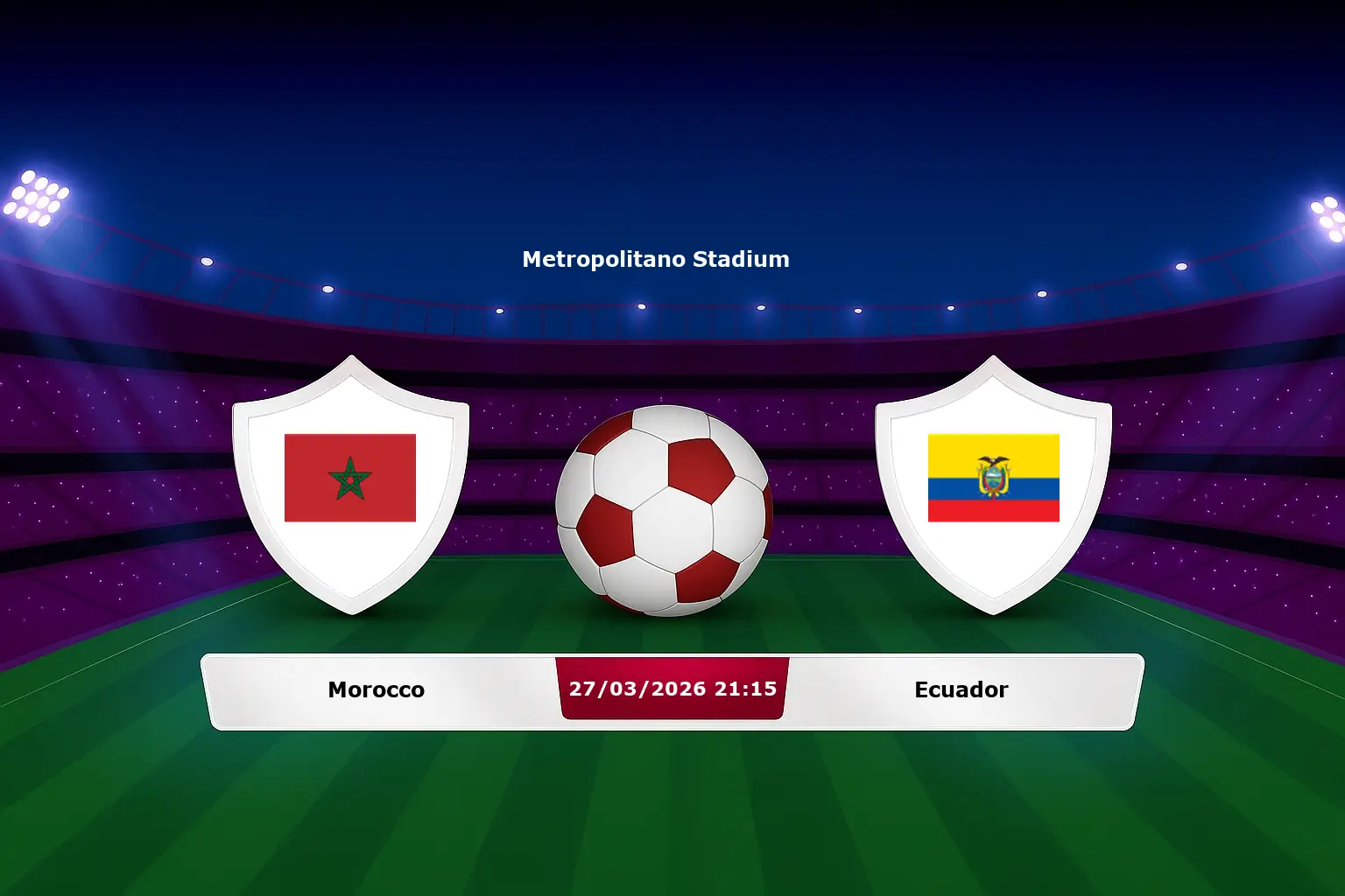 Morocco vs Ecuador 27.03.2026