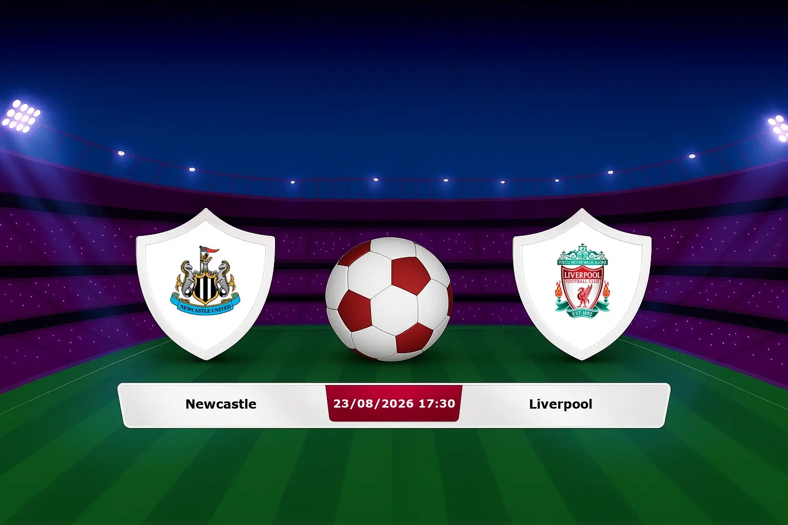 Newcastle vs Liverpool 23.08.2026