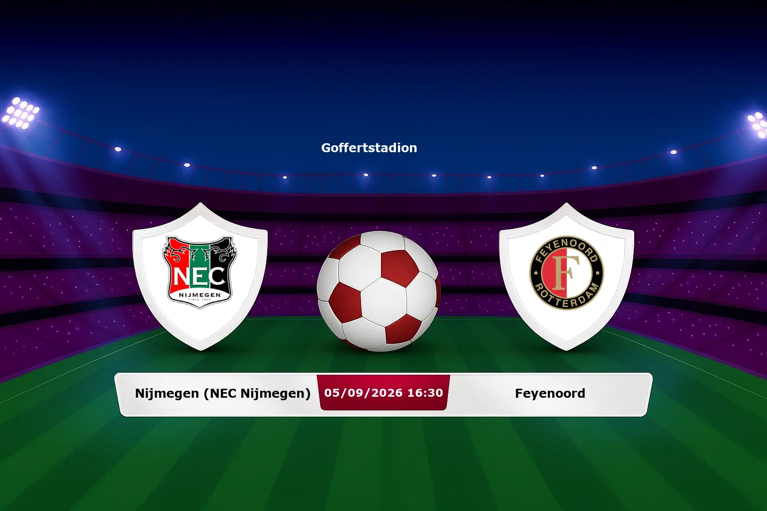 Nijmegen (NEC Nijmegen) vs Feyenoord 05.09.2026