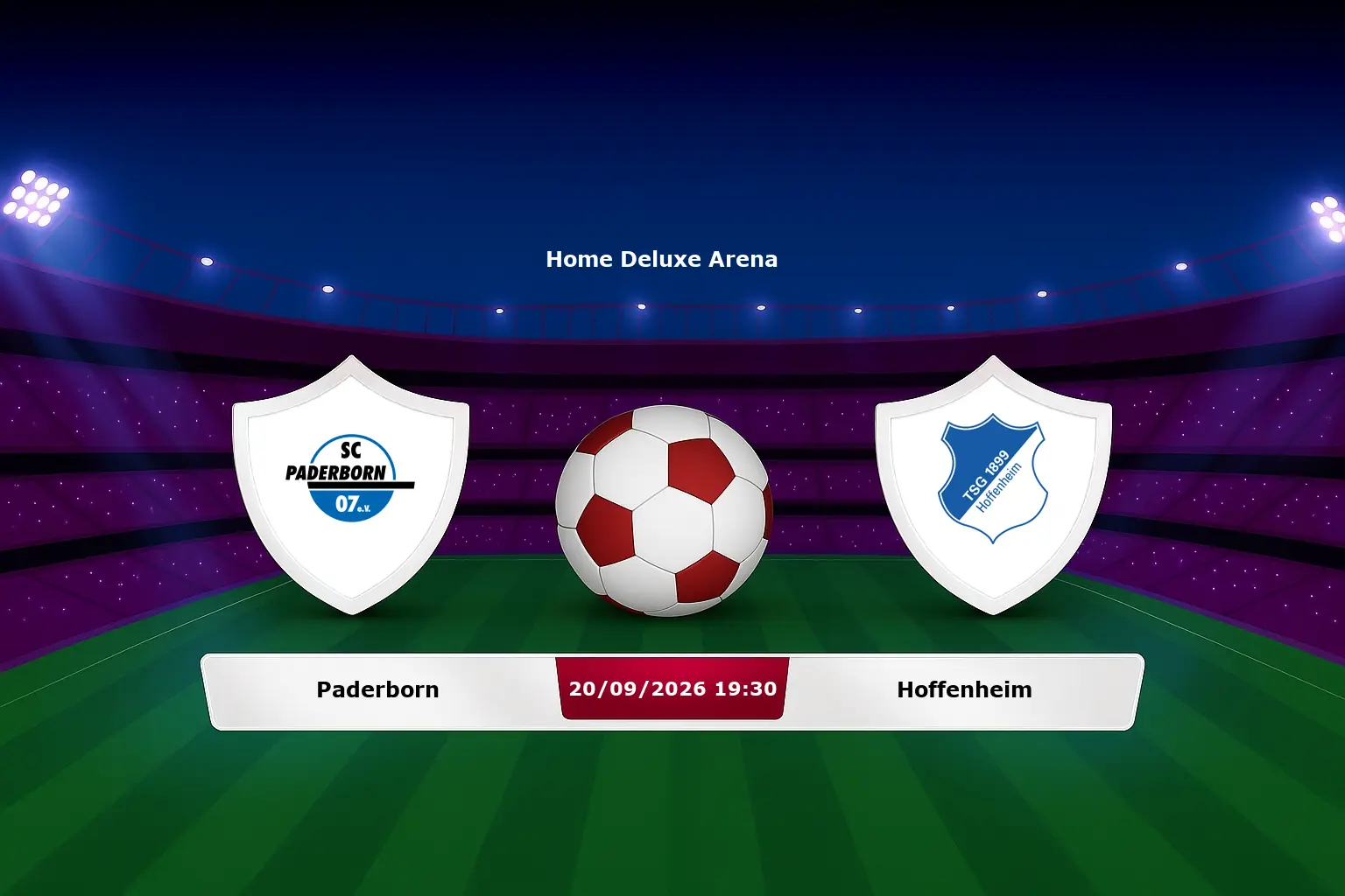 Paderborn vs Hoffenheim 20.09.2026
