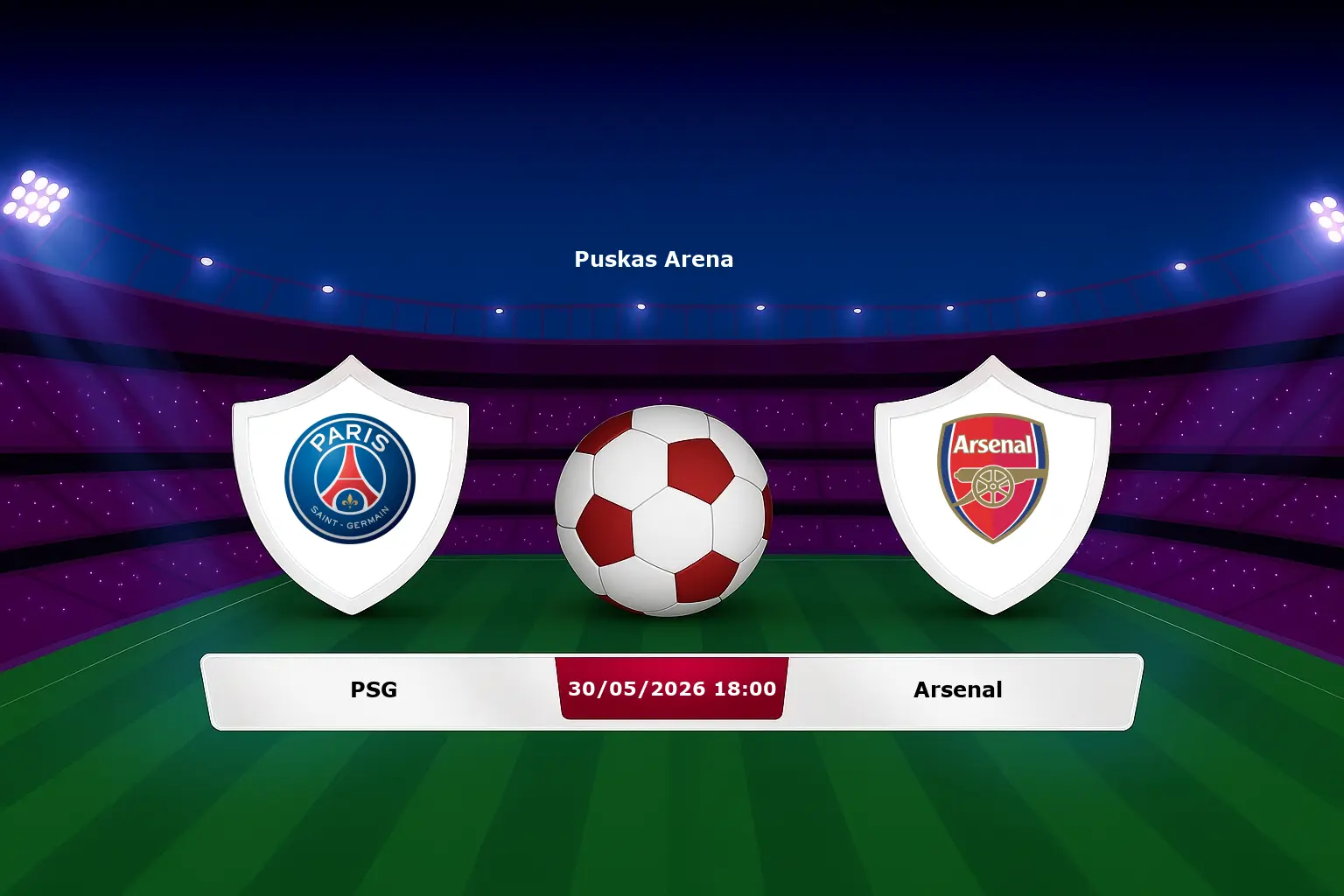 PSG vs Arsenal 30.05.2026