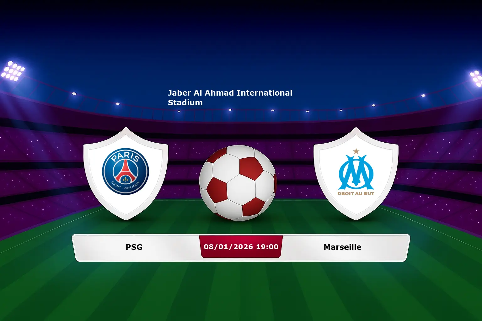PSG vs Marseille 08.01.2026