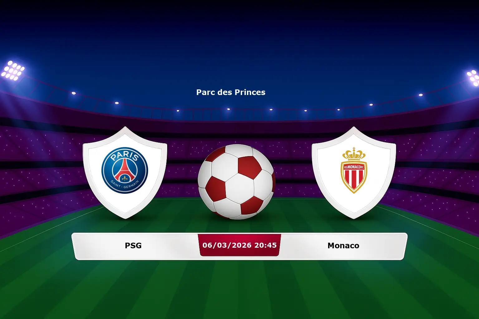 PSG vs Monaco 06.03.2026