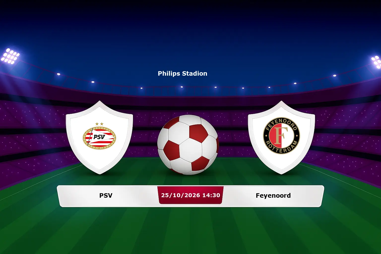 PSV vs Feyenoord 25.10.2026