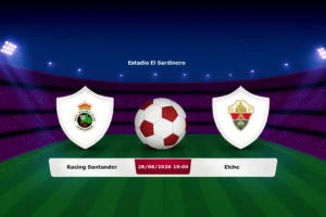 Racing Santander vs Elche 28.08.2026